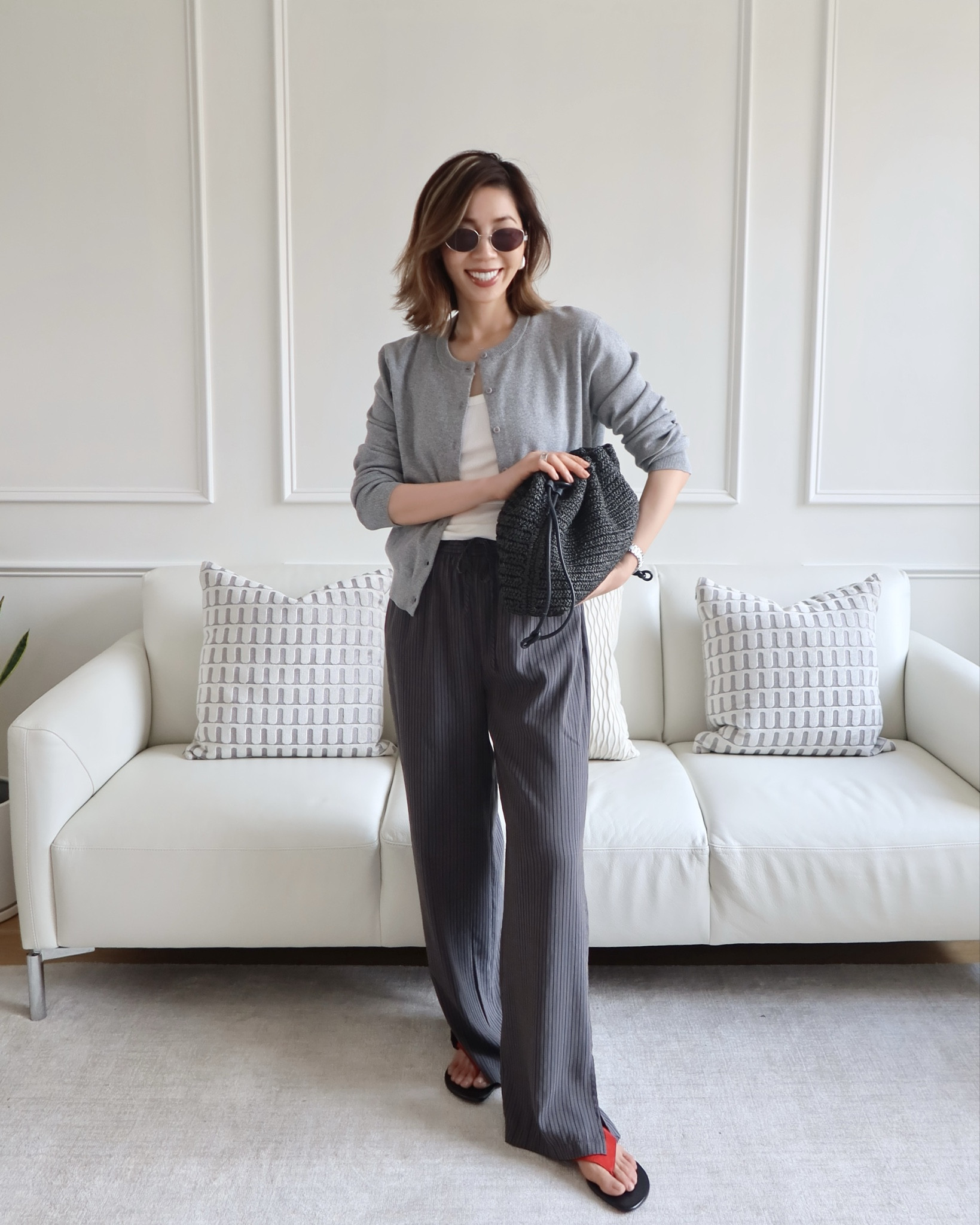 Gray @oakandfort #sponsored 

#LTKootd #LTKMidsize #LTKOver40