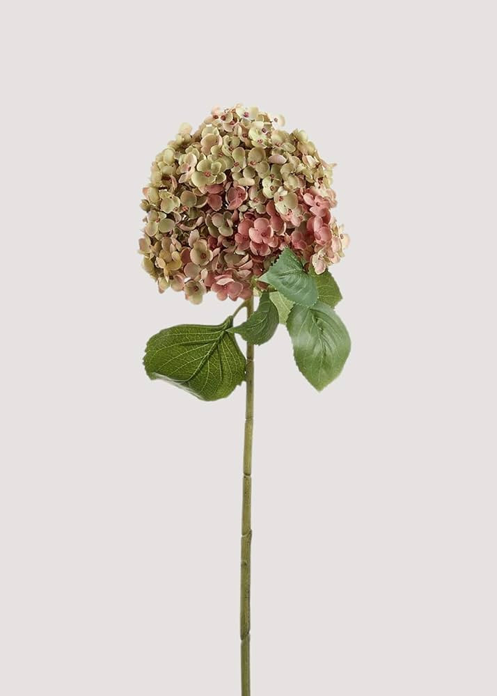 Mauve Green Artificial Hydrangea Flower - 34" | Amazon (US)