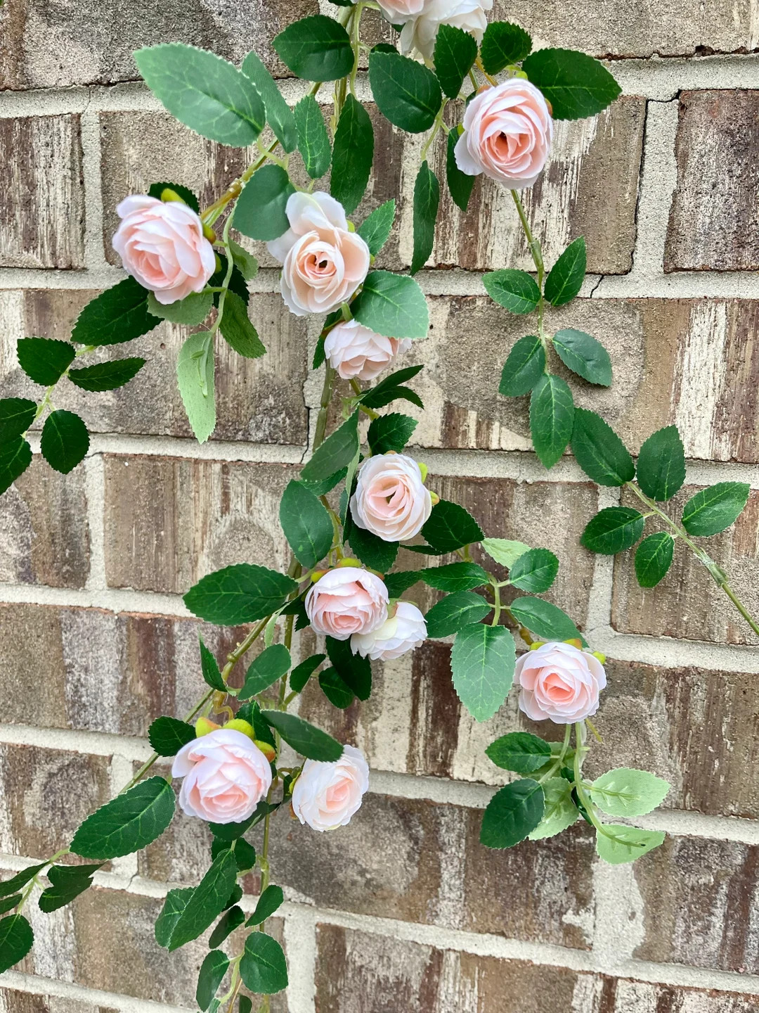 72 Mini Rose Garland Artificial Flower Garland Hanging Vine Wall/wedding/home Decoration Gifts Bl... | Etsy (US)