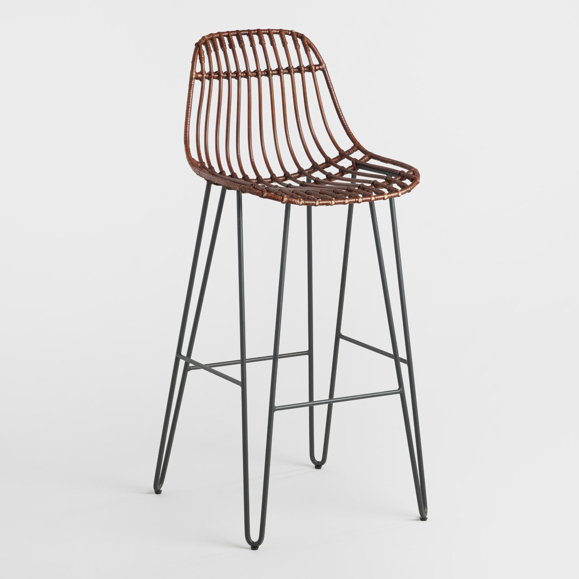 Gray Flynn Hairpin Bar Stools Set Of 2 by World Market Gray | World Market