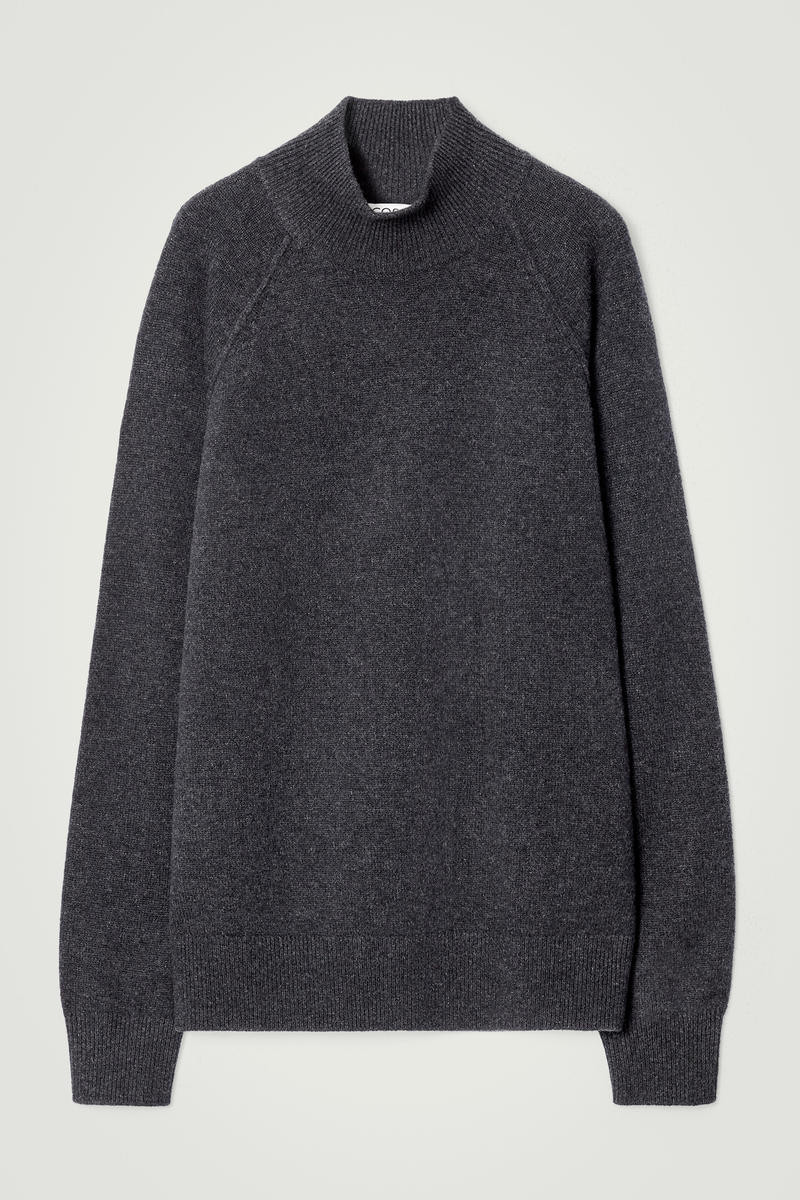Cashmere Funnel-Neck Jumper | COS UK