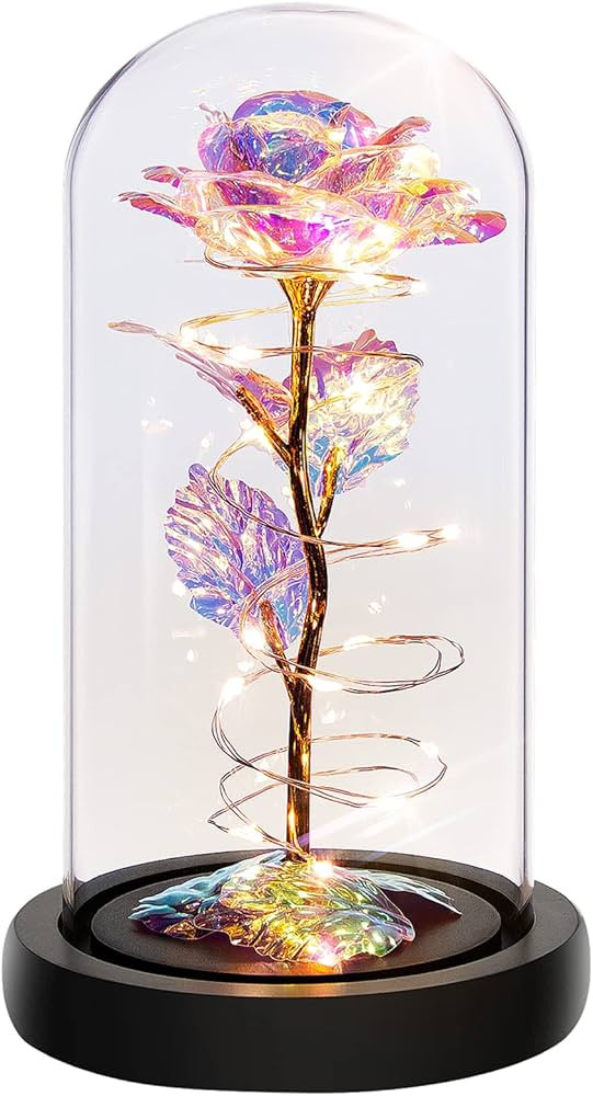 Childom Valentines Day Gifts for Her,Birthday Gifts for Women,Artificial Preserved Flowers,Valent... | Amazon (US)