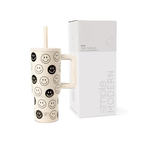 Simple Modern The Trek Simple Modern Happ Face Tumbler 24oz | REBEL (formerly Rebelstork)