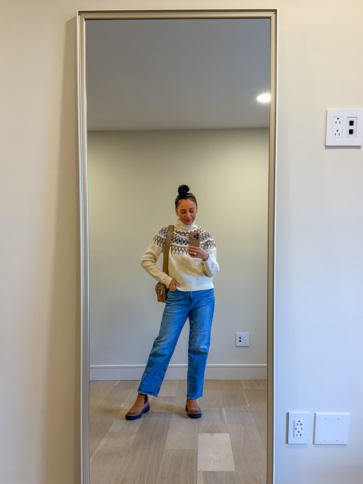 Sunday ootd 
Casual weekend look
Loft jeans that I can’t stop grabbing! 
My fair isle sweater is old but I linked similar 

#LTKSaleAlert #LTKPetite #LTKootd