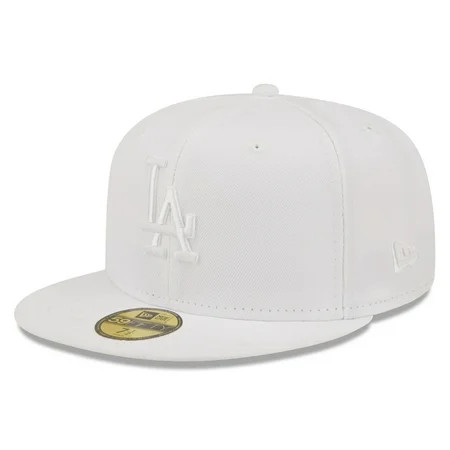 Men s New Era Los Angeles Dodgers White on White 59FIFTY Fitted Hat | Walmart (US)