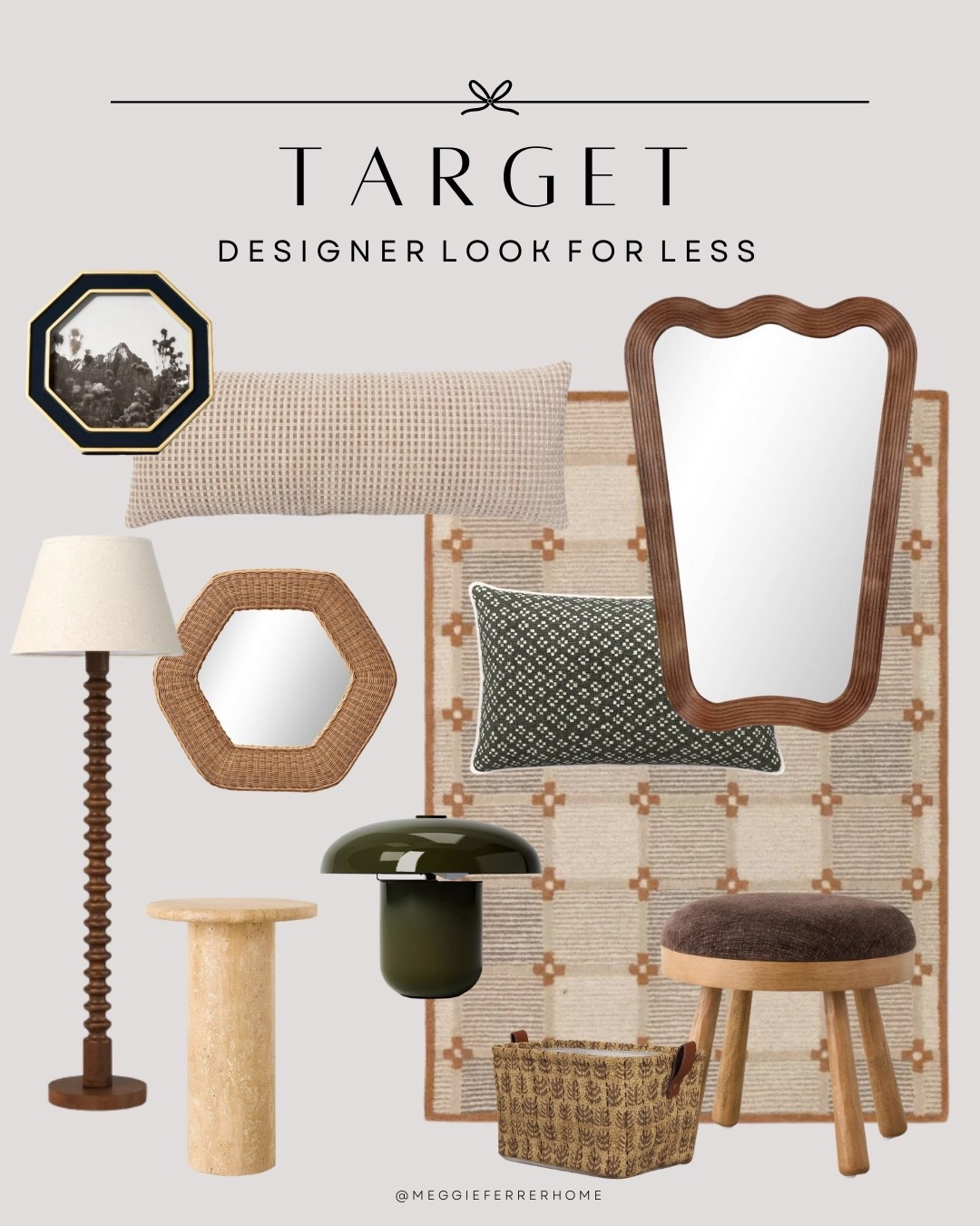 Target is truly in its designer era with so many affordable pieces that feel high-end. From sculptural mirrors to textured stools, earthy rugs, and chic lighting, every one of these finds has that timeless, elevated look while staying budget-friendly.

🛋️ Each piece is under $200 and perfect for layering into a modern organic home.


#TargetHome #TargetFinds #TargetStyle #DesignerLookForLess #TargetPartner #ModernOrganicHome #BudgetFriendlyDecor #HomeStylingIdeas #InteriorInspo #CozyLayeredHome

#LTKHome #LTKSeasonal #LTKSaleAlert