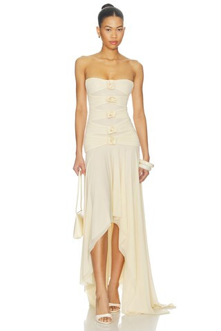 Andi Dress in Macadamia | Revolve Clothing (Global)