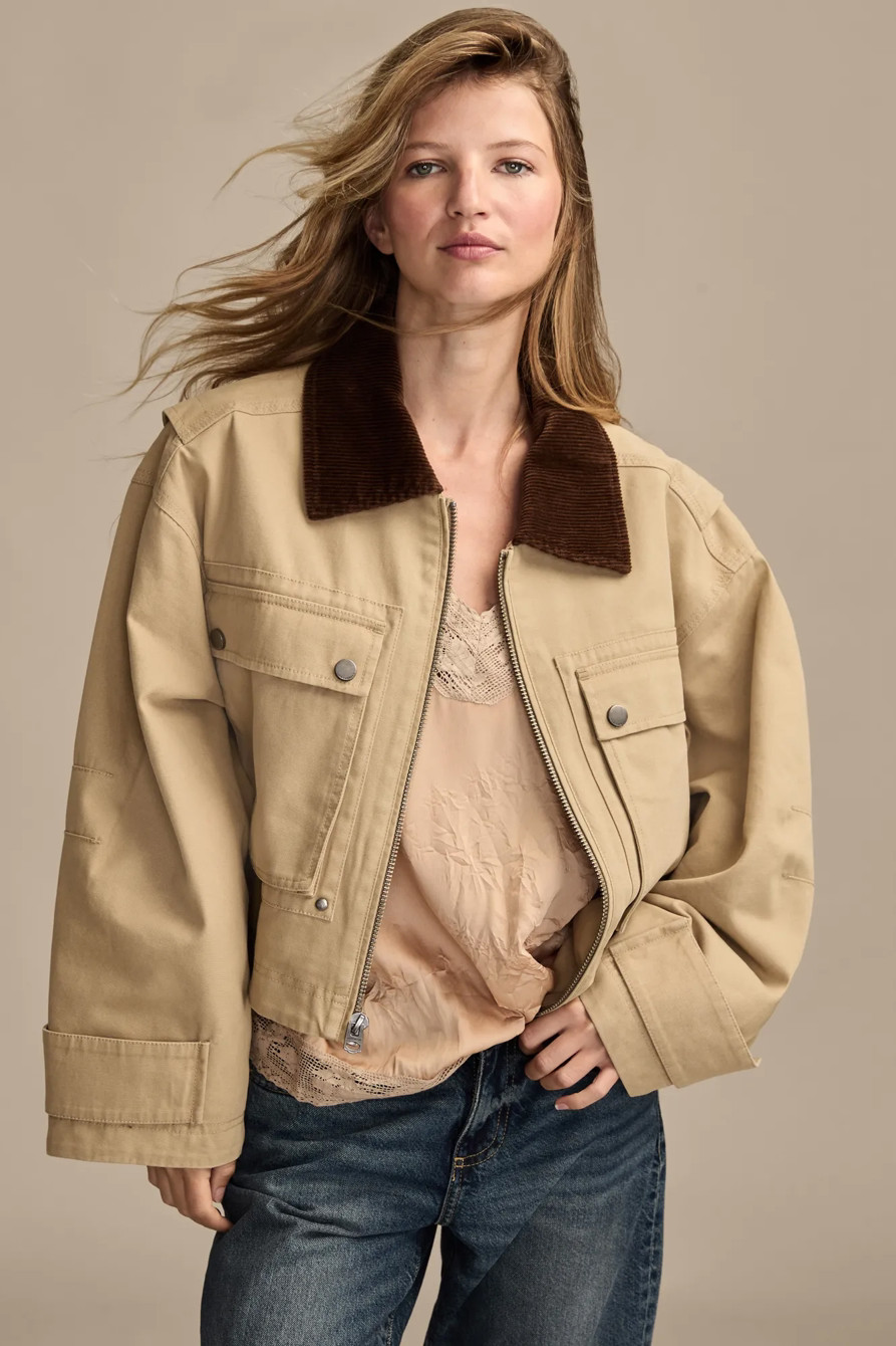 CROPPED UTILITY JACKET | Lucky Brand