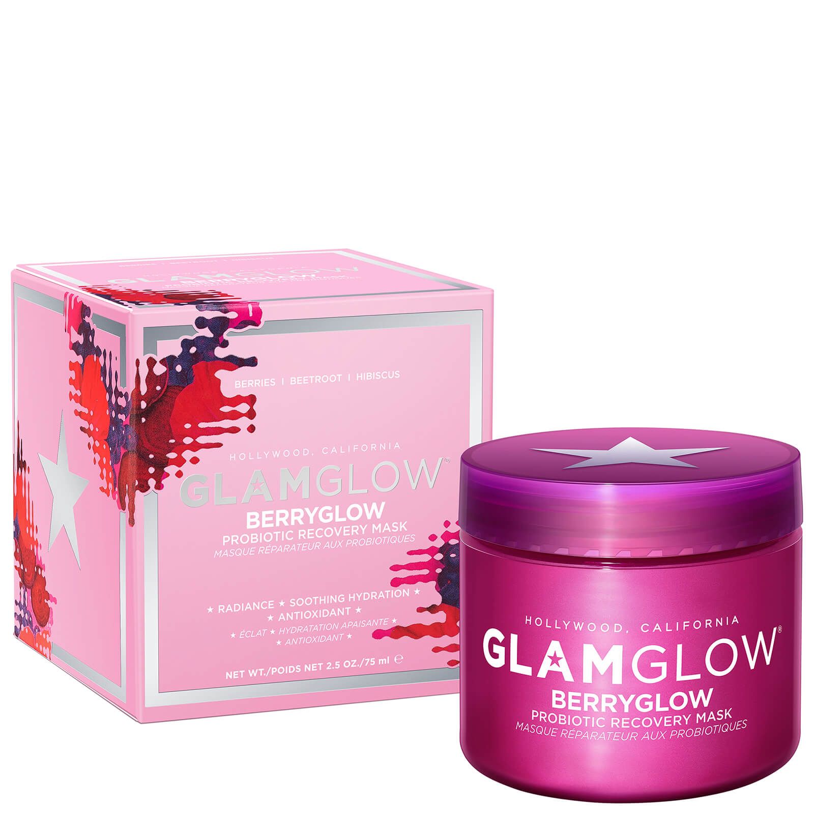 GLAMGLOW Berryglow Probiotic Recovery Mask 75ml (Exclusive) | Look Fantastic (UK)