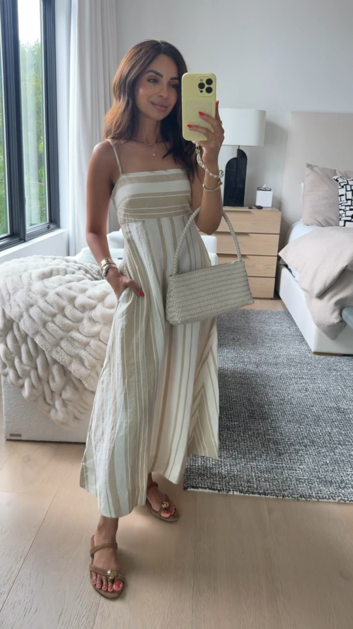 Madewell Summer finds are SO good this year! I love this neutral linen dress & the fit is so good! I'm wearing size xxs for size reference 
@madewell #madewell #madewellpartner #ad

#LTKootd #LTKSeasonal