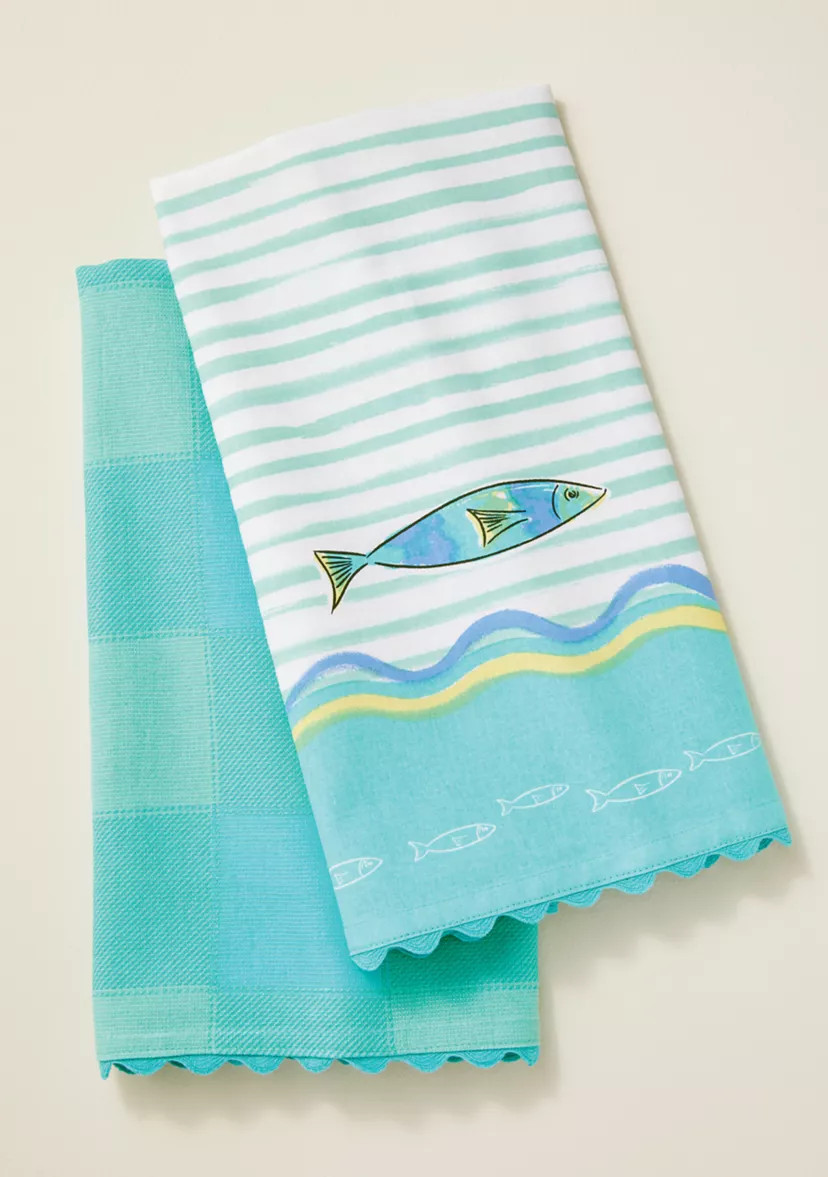 Sewing Down South x Crown & Ivy™ Mariner Tea Towel Set | Belk