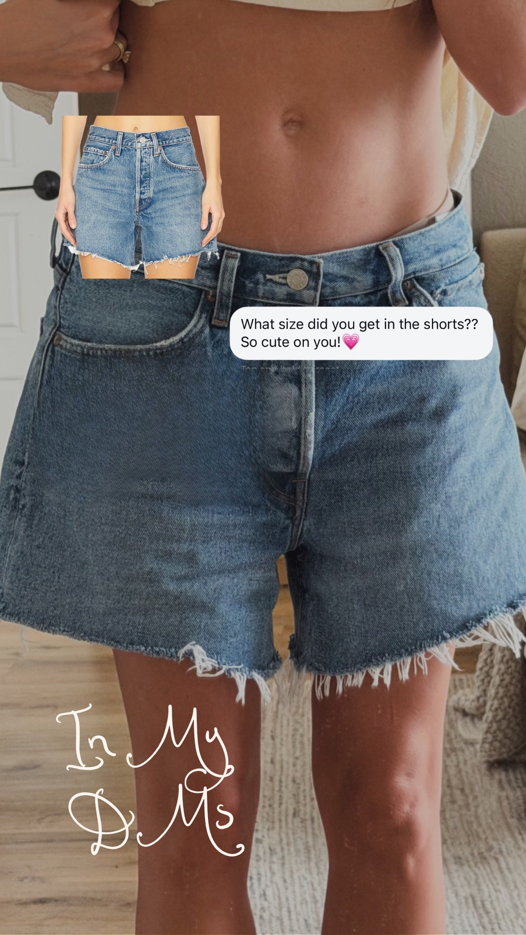 The perfect summer shorts! I sized up to a 29 for this oversized look!  

 #LTKootd