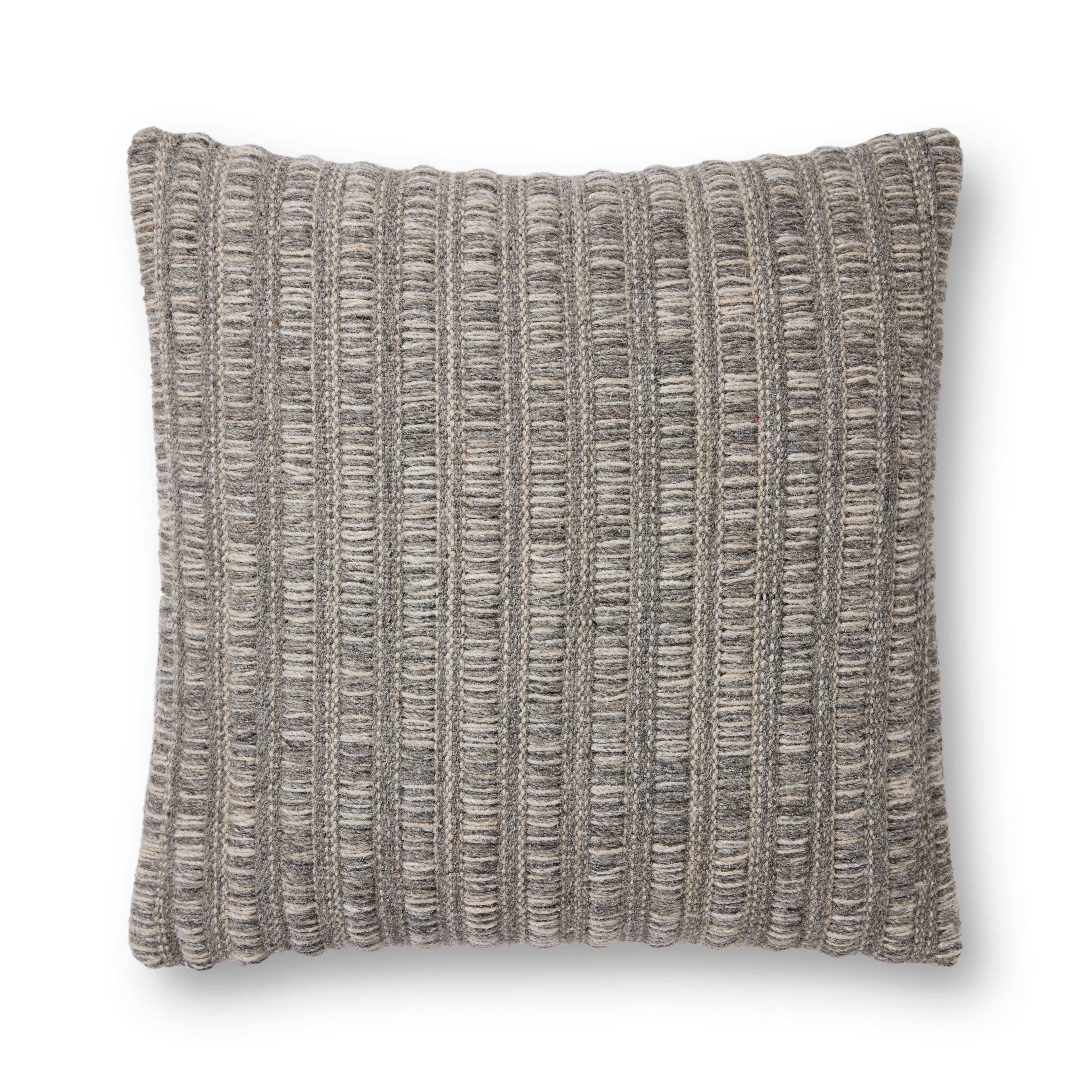 Amber Lewis x Loloi Kit Grey / Natural Pillow | Eco Chic Home