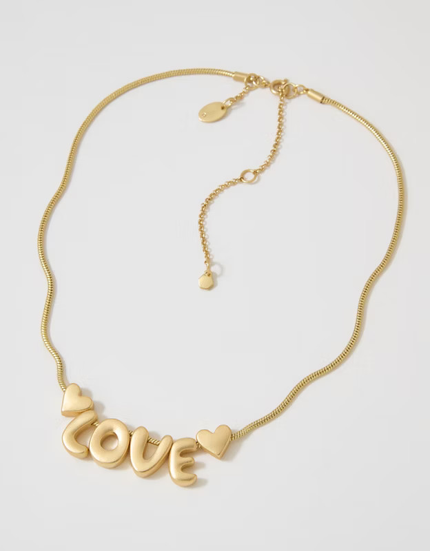 Aerie Bubble Love Necklace | Aerie