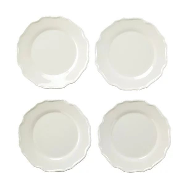 Ruffled Dinner Plates - Melamine Bead Dinnerware - Set of 4 - Walmart.com | Walmart (US)