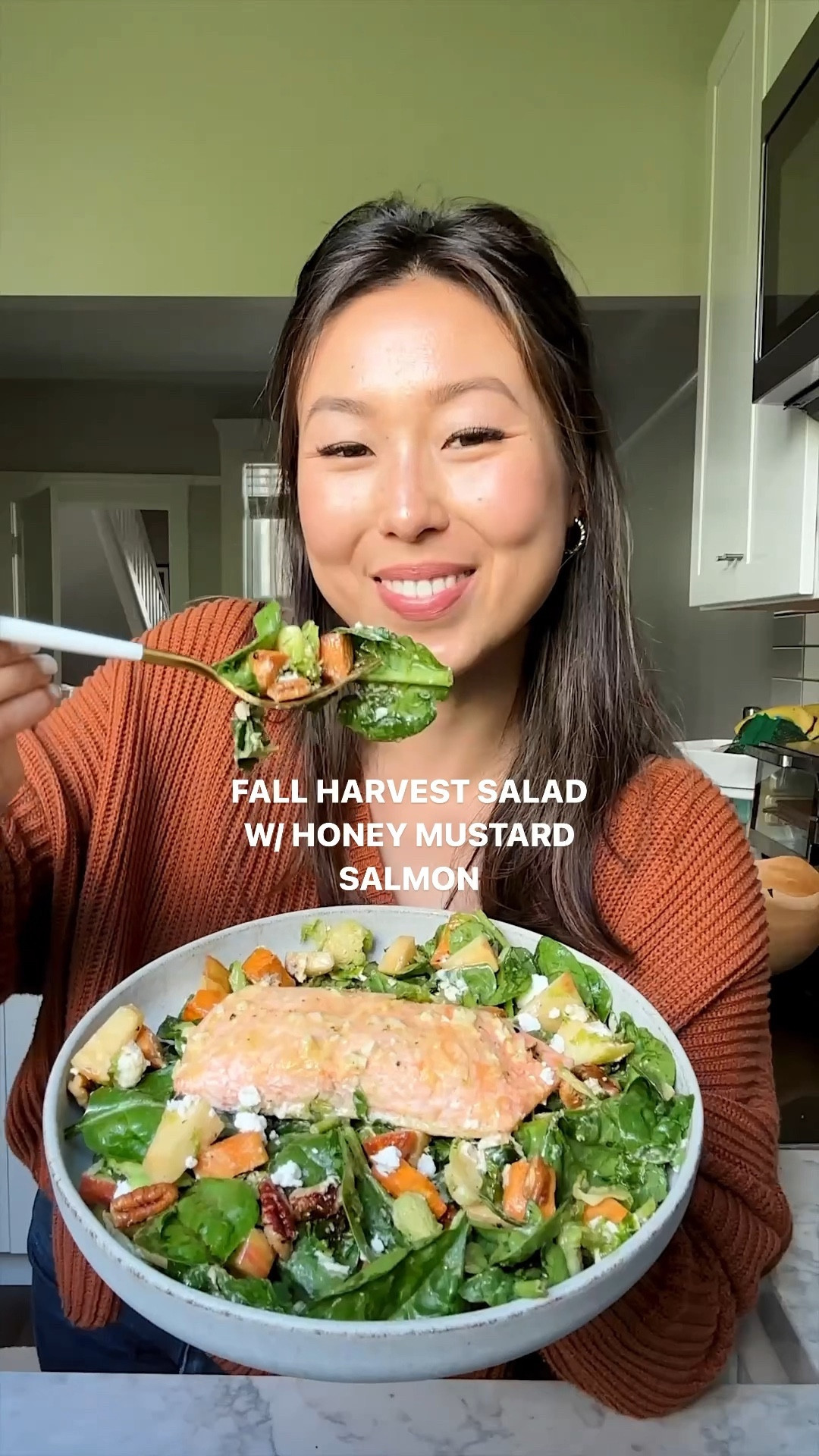 Fall Harvest Salad w/ Honey Mustard Salmon 🥗 If I’m gonna eat a salad, it has to be loaded with toppings. I love that Target’s Good & Gather line has everything you need at an affordable price, making Target a one stop shop for me! #TargetPartner #Target #TargetStyle 

#LTKSeasonal #LTKhome