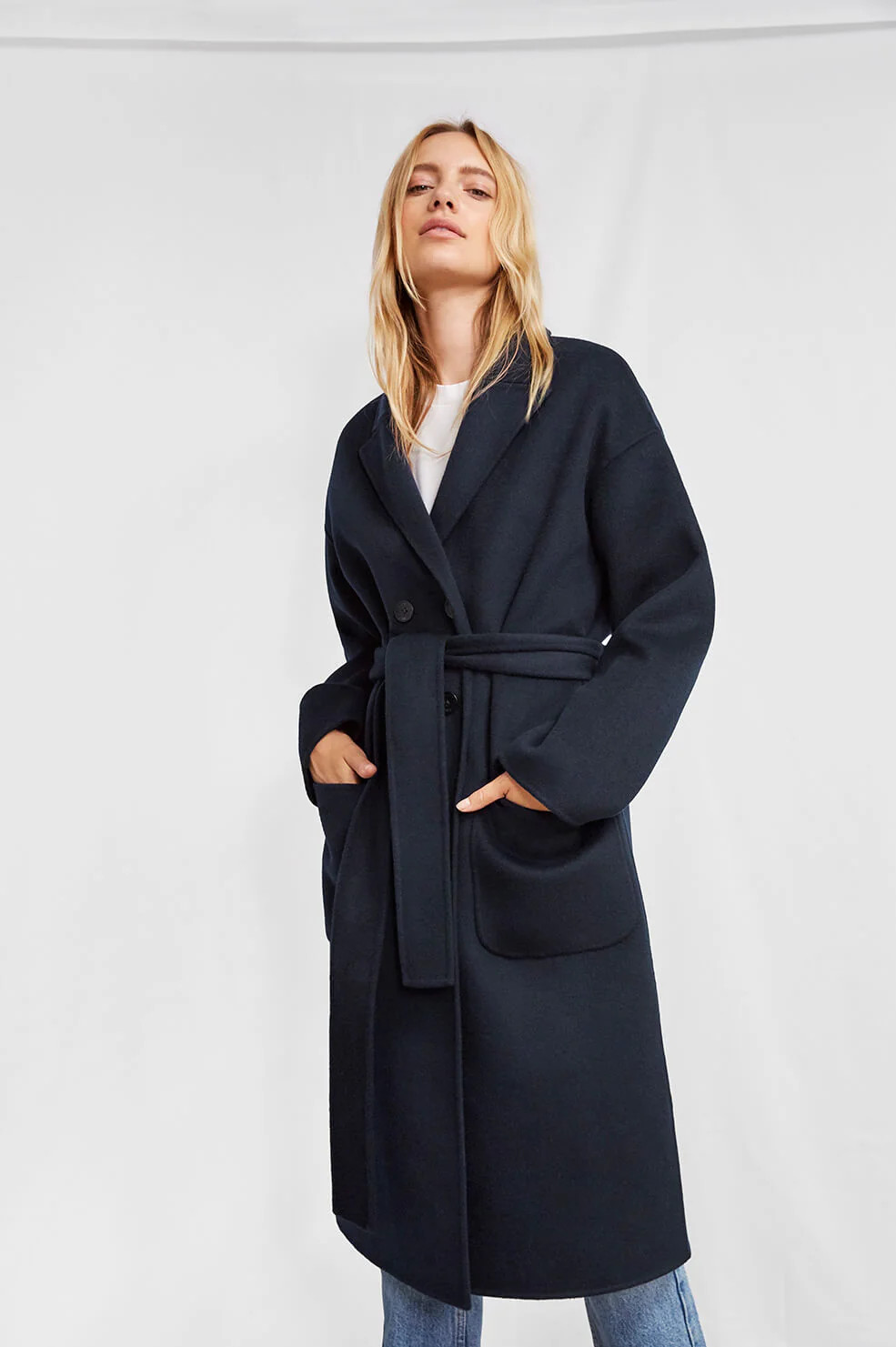 DYLAN COAT - NAVY | Anine Bing Global