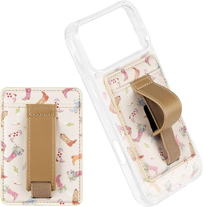 Walli Cases Magnetic Wallet, Slim Card Holder, Kickstand Finger Strap | Amazon (US)