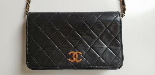 Chanel Vintage Flap Bag Tasche Schwarz Gold | eBay | eBay AT