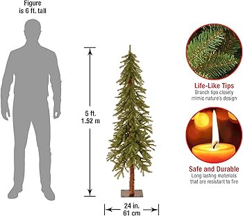 National Tree Company Artificial Christmas Tree | Hickory Cedar - 5 ft | Amazon (US)