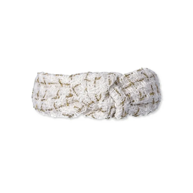 Time and Tru Women's Tweed Top Knot Headband | Walmart (US)