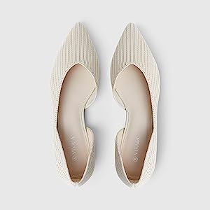 VIVAIA Melia Women's Flats Casual Slip on Washable Pointed-Toe Ballet Shoes | Amazon (US)