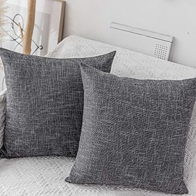 Kevin Textile Pillow Covers Decorative Throw Pillow Covers Linen Square Cushion Case 26" x 26"/66... | Amazon (US)