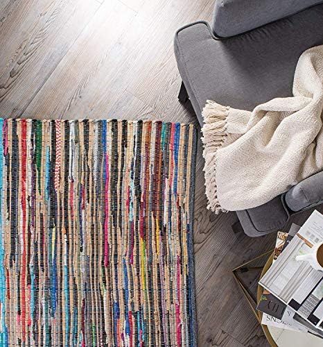 DII Chindi Collection Handmade Rag Rug, Colors May Vary, 19.5 x 31.5", Multi, 1 Piece | Amazon (US)
