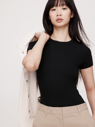 Ribbed Baby T-Shirt | Banana Republic (US)