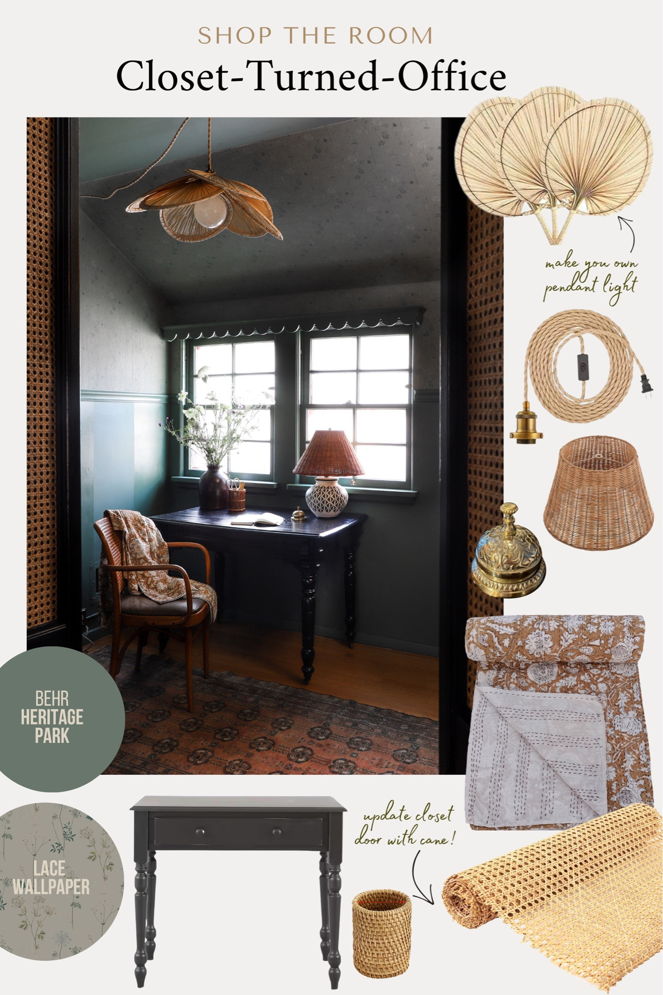 Read about this 3-day closet turned office makeover on ispydiy.com

#closetoffice #officemakeover #roommakeover

#LTKhome