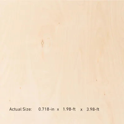 3/4-in x 2-ft x 4-ft Birch Sanded Plywood Lowes.com | Lowe's