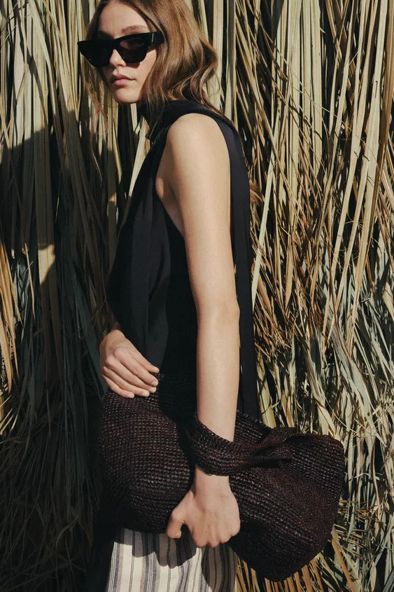 RAFFIA TOTE BAG | Zara UK