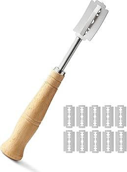 Bread Lame, Stainless Steel Bread Lame Dough Scoring Tool, Premium Sourdough Scoring Tool, Bread ... | Amazon (US)