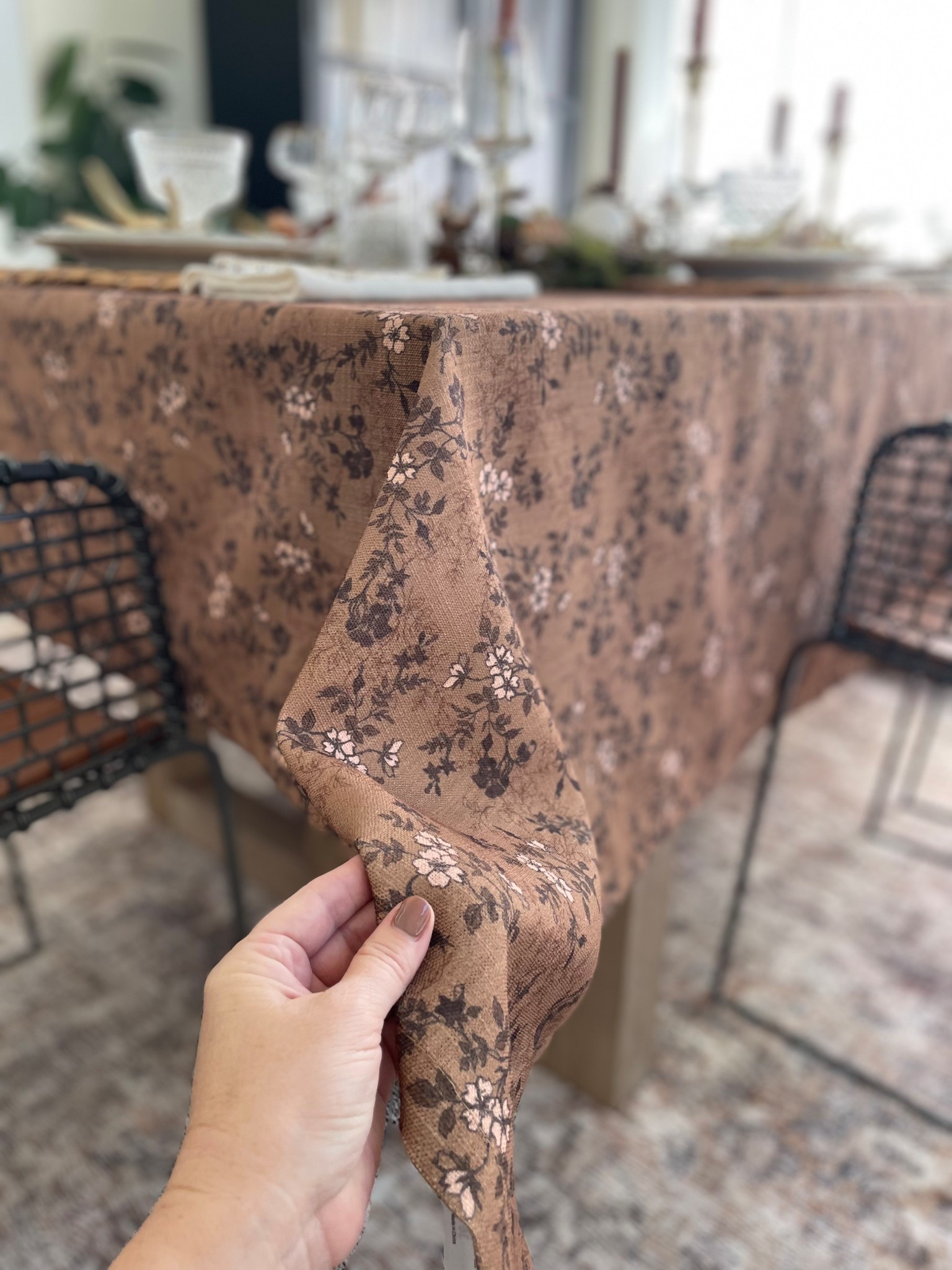 I am so excited about this collaboration with Two Pages! I’m testing some tablecloths this season that they might be adding to their product line! 👏🏻

This fabric is from the beautiful print collection by Sara Le. It’s the “Copper” color option for reference. 

For now I’m linking the curtains in this print. Stay tuned and I’ll let you know when table linens are available. 👍🏻

Use code: mendezmanor for 27% off your order from Two pages Curtains! 

#christmas #thanksgiving #tabledecor #tablescape 

#LTKHome #LTKHoliday #LTKFindsUnder100