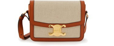 Teen Triomphe Bag in Textile and Natural Calfskin | 24S (APAC/EU)