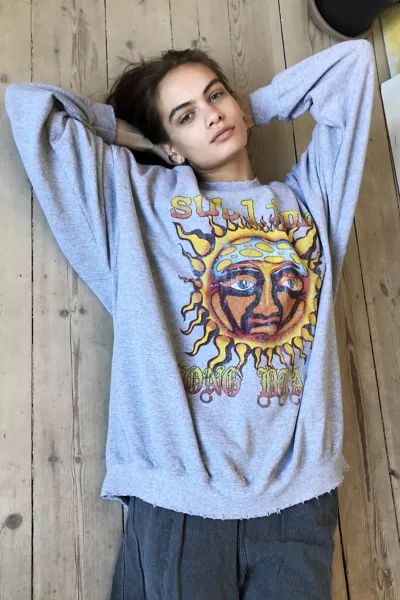 Sublime Sun Oversized Crew Neck Sweatshirt | Urban Outfitters (US and RoW)