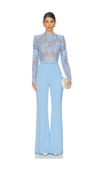 Nadine Merabi Maddie Blue Jumpsuit in Baby Blue. - size 2/XS | Revolve Clothing (Global)