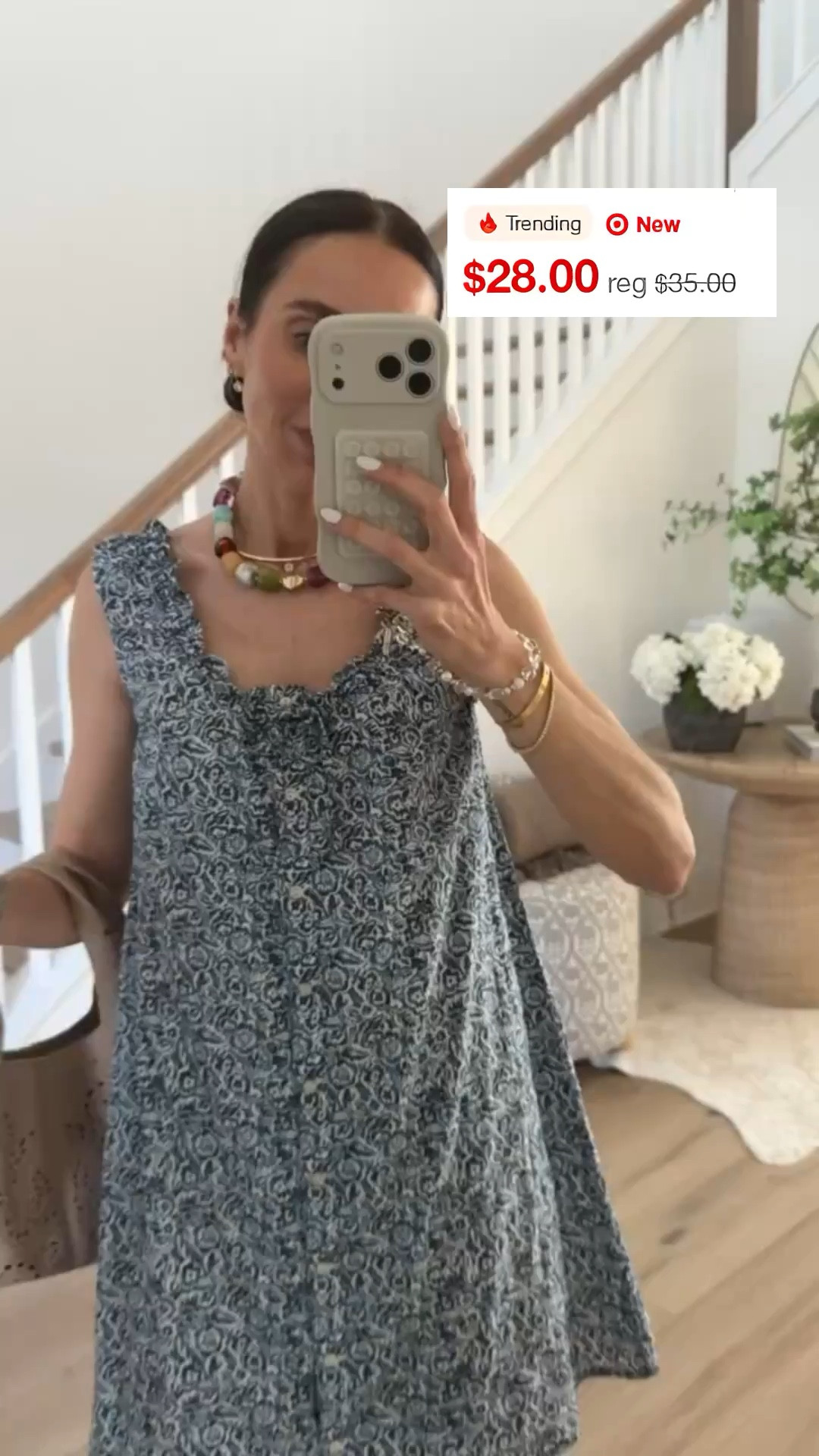 Madewell inspired dress from Target, 20% off.

#LTKOver40 #LTKSaleAlert