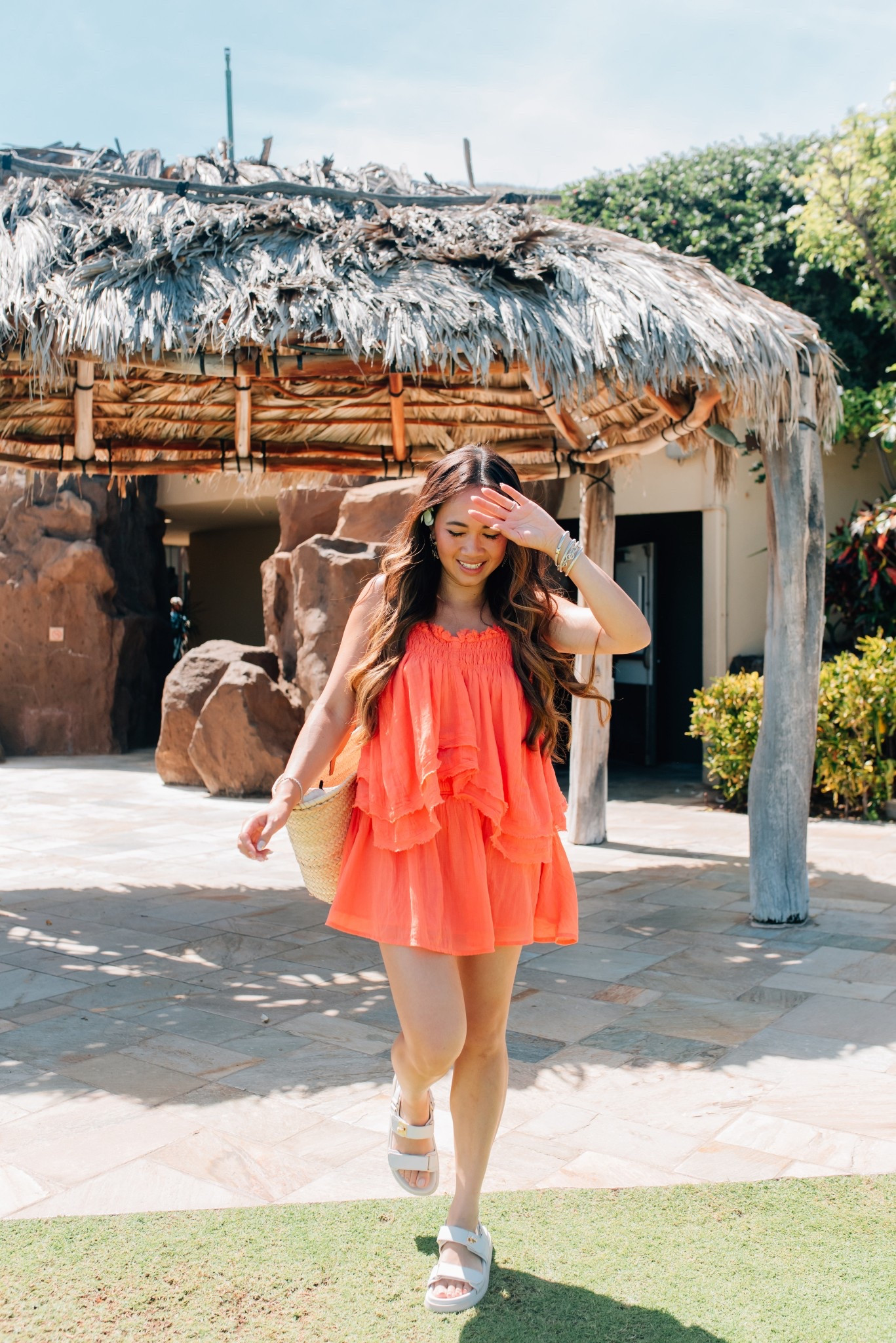 Free people Layla set in orange color size XS 