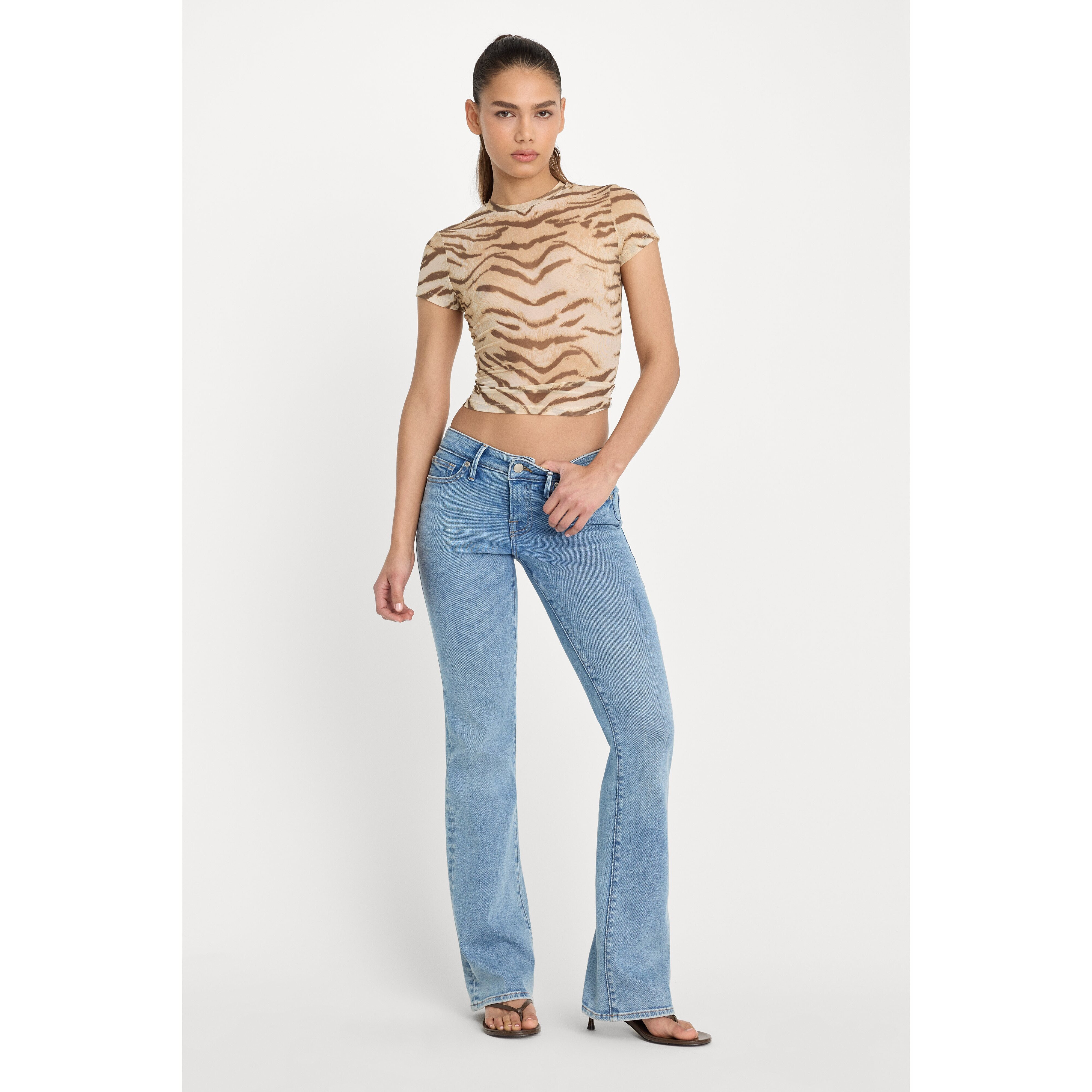 Women's Good Low Rise Bootcut Jeans | Indigo, Size 2 | Good American by Khlo� Kardashian | Good American