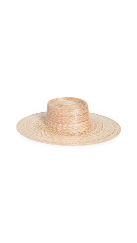 Lack of Color Women's Palma Wide Straw Boater Hat, Natural, Tan, S-M | Amazon (US)