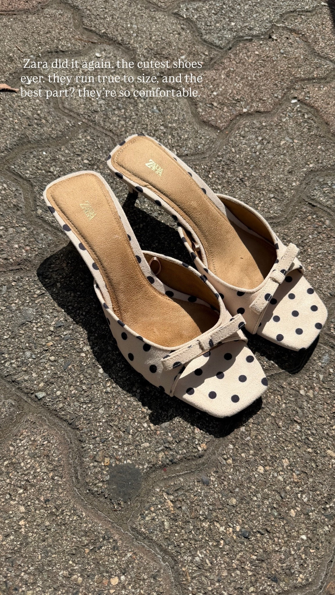The cutest Zara polka dote mule heels with kitten heel for yiur summer outfits or vacation outfits beach.
➡️Run true to size
.
Get yours noe before sizes are sold out!
.

#LTKootd