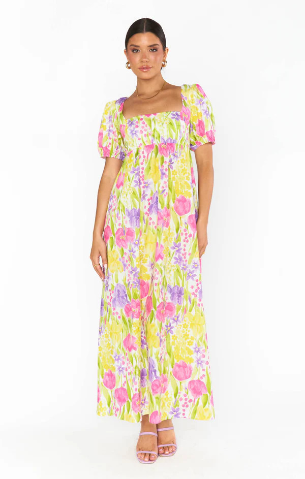 Smitten Midi Dress ~ Blooming Tulips | Show Me Your Mumu