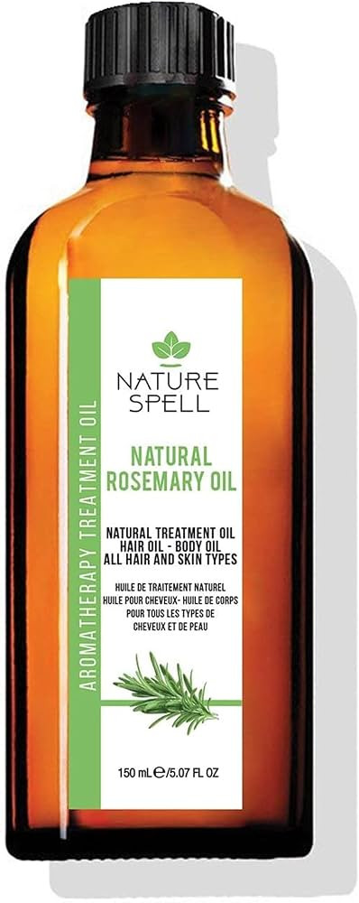 Nature Spell Rosemary Oil for Hair & Skin 150 ml – Rosemary Oil for Hair Growth – Treat Dry D... | Amazon (UK)