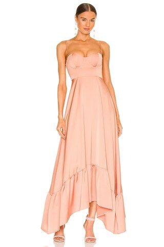 Lovers and Friends Sisa Maxi Dress in Clay from Revolve.com | Revolve Clothing (Global)