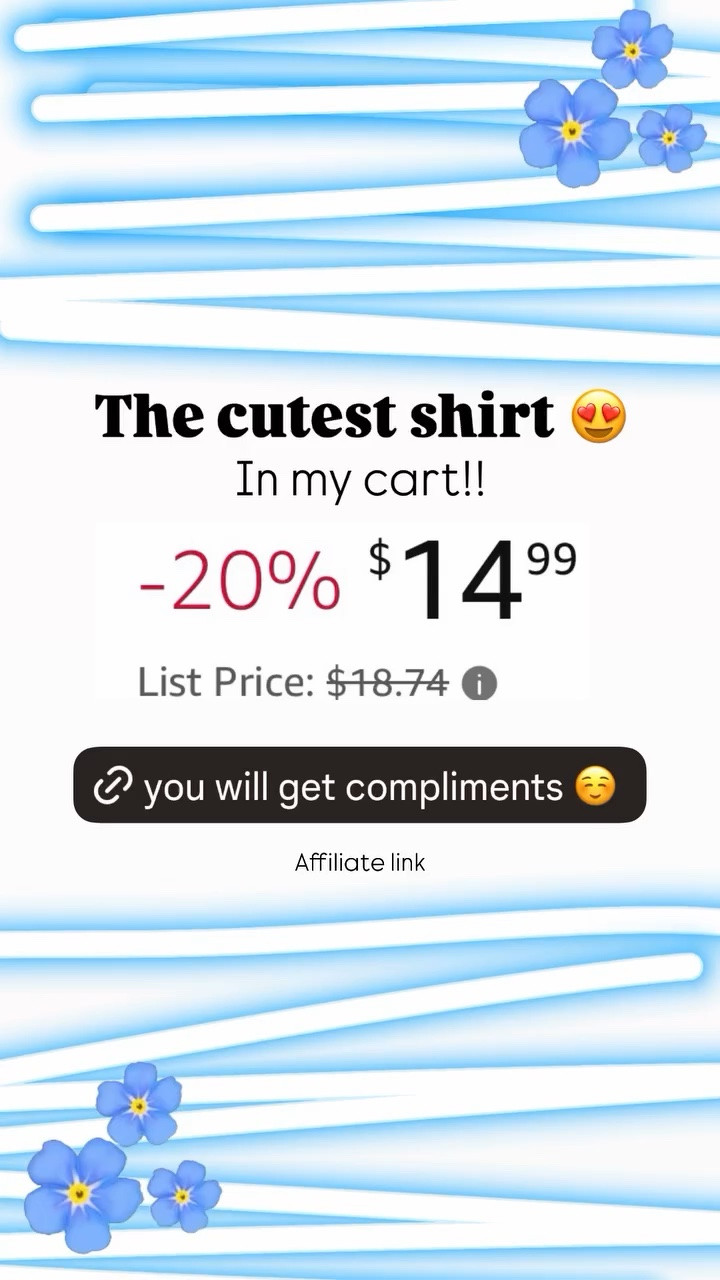The cutest shirt 😍 In my cart!! Lots of colors too 👌

#LTKootd #LTKSaleAlert #LTKPetite