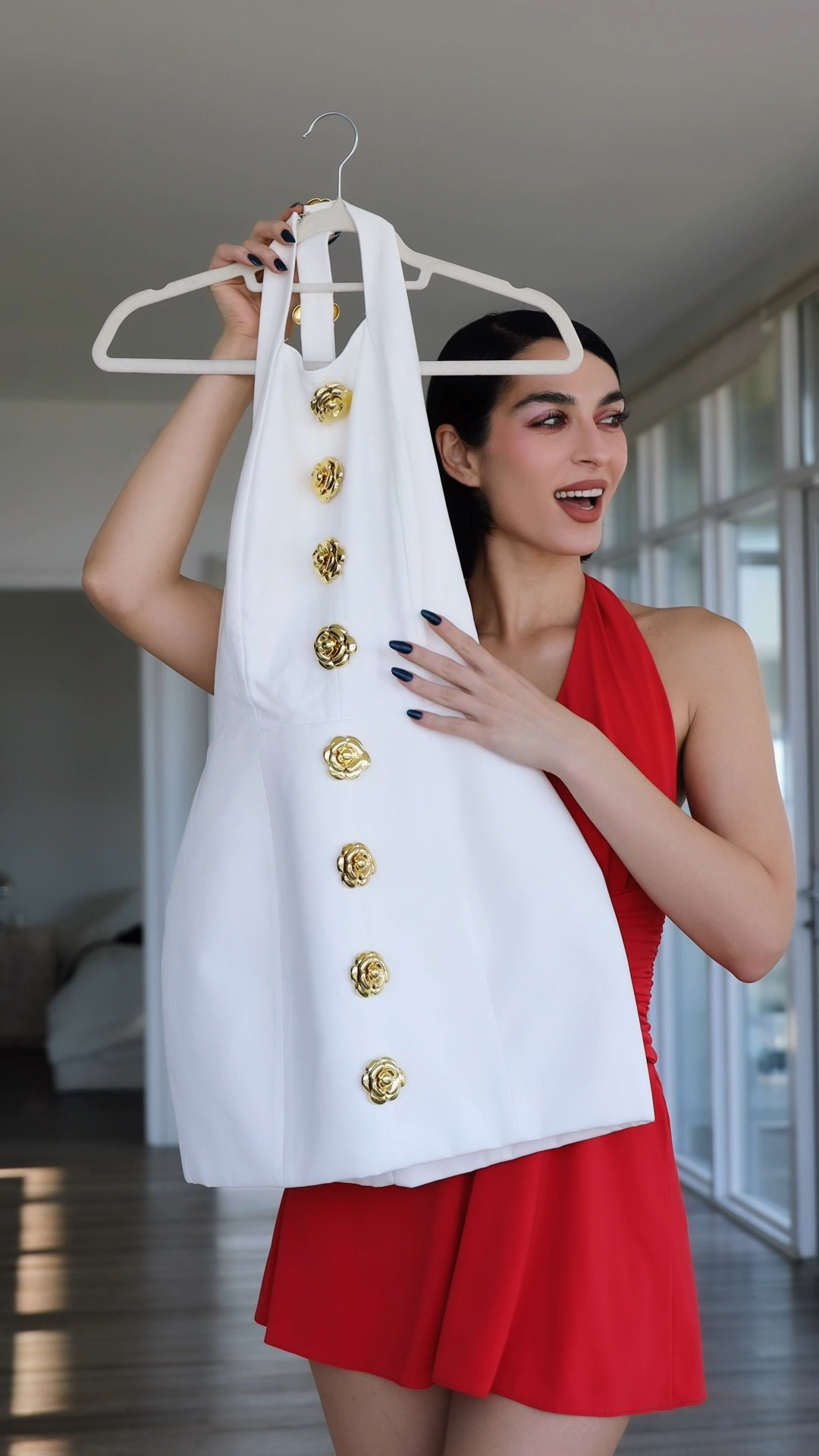 When the dress speaks for itself...