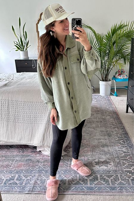 I’ll be living in this Free People shirt jacket all winter! So cute and comfy. Easy to dress down or up. PS- how fun is this hat? 🤩

#LTKSeasonal #LTKcurves
