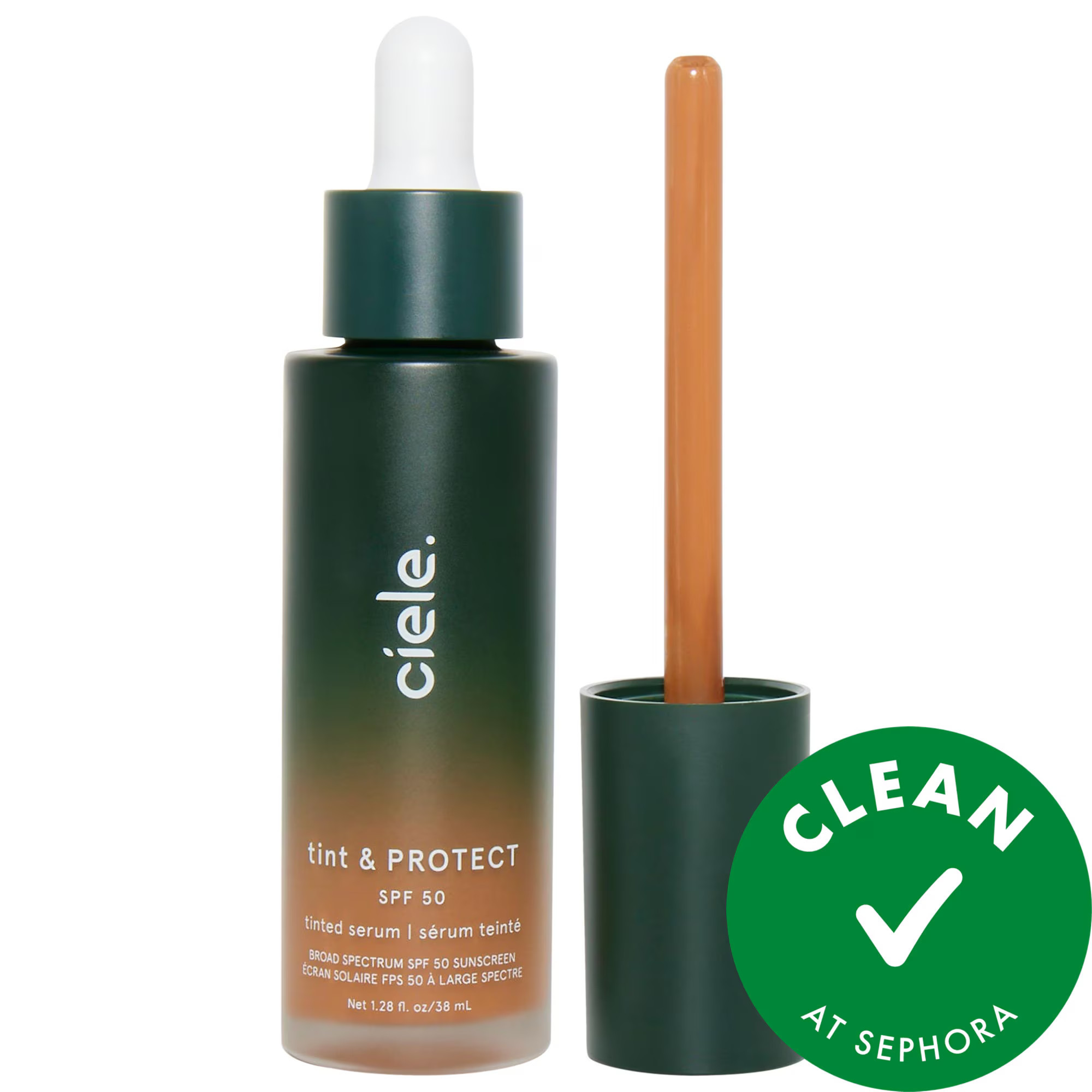 ciele tint & PROTECT medium coverage serum foundation with SPF 50+ 10 Medium Rich 1.28 oz | Sephora (US)