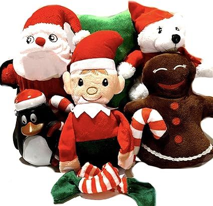 Wolfe & Sparky's Amazing Assorted Christmas Dog Toys (5 Count) Made Especially for Small Dogs. To... | Amazon (US)